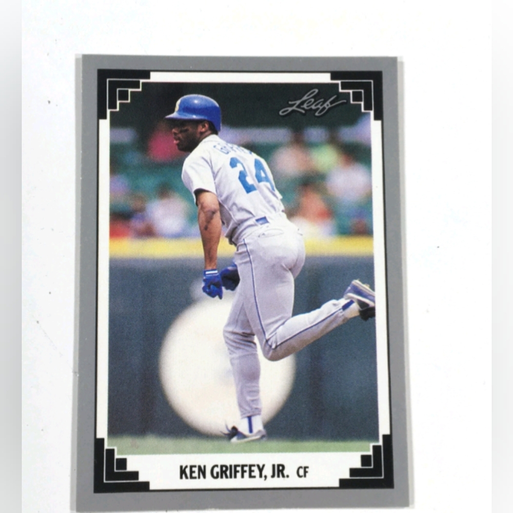 Ken Griffey Jr. 1991 Leaf Baseball Card Seattle Mariners #372